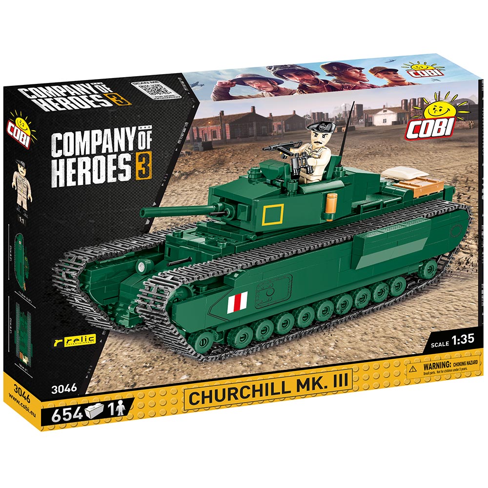 Cobi Company Of Heroes 3 Panzer Churchill MK. III 654 Teile 3046 Bild 1