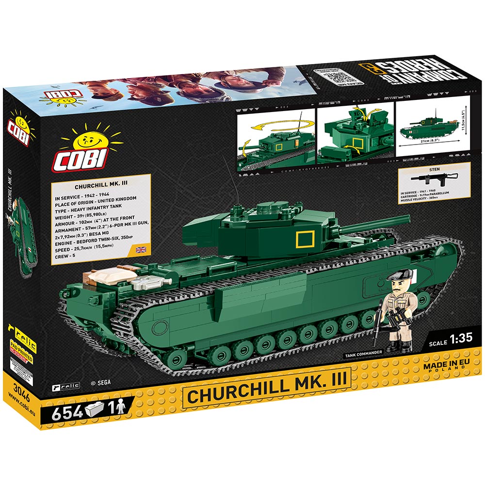 Cobi Company Of Heroes 3 Panzer Churchill MK. III 654 Teile 3046 Bild 2
