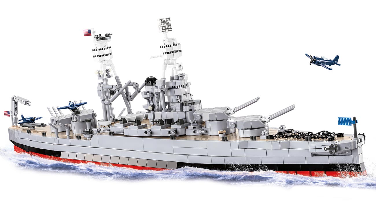 Cobi Historical Collection Bausatz Schlachtschiff USS Pennsylvania / USS Arizona 2in1 Executive Edition 2088 Teile 4842