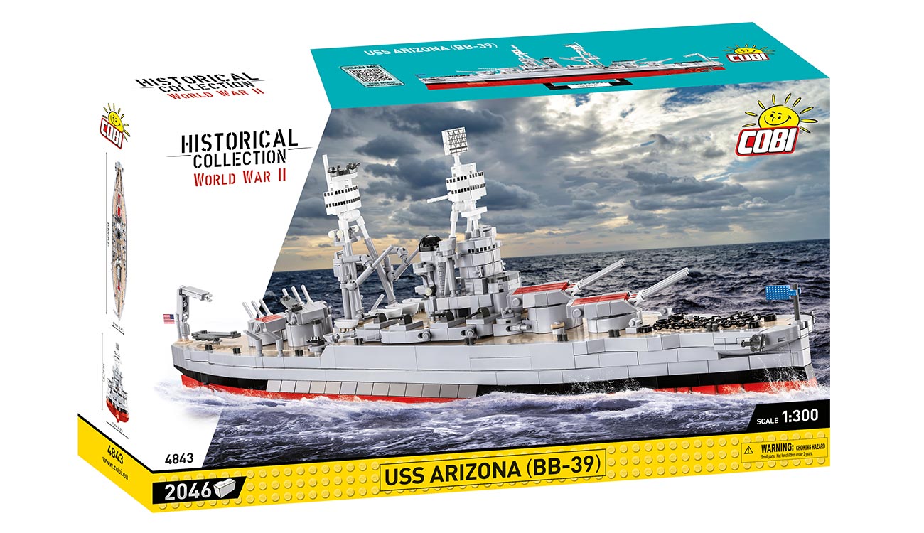 Cobi Historical Collection Bausatz Schlachtschiff USS Arizona BB-39 2046 Teile 4843 Bild 4