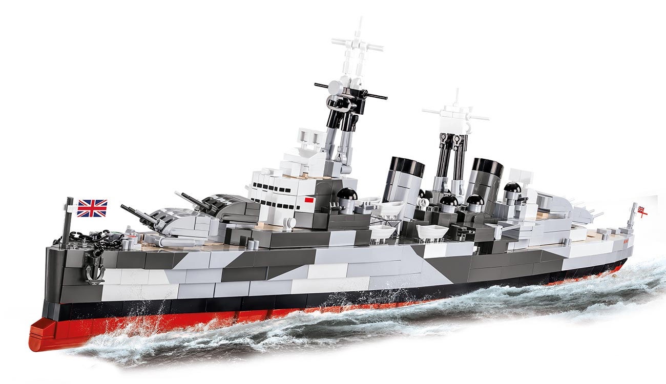 Cobi Historical Collection Bausatz Kreutzer HMS Belfast 1517 Teile 4844