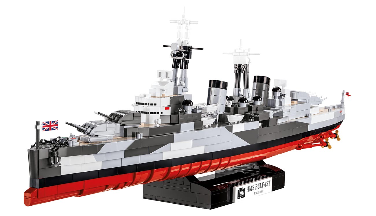 Cobi Historical Collection Bausatz Kreutzer HMS Belfast 1517 Teile 4844 Bild 1