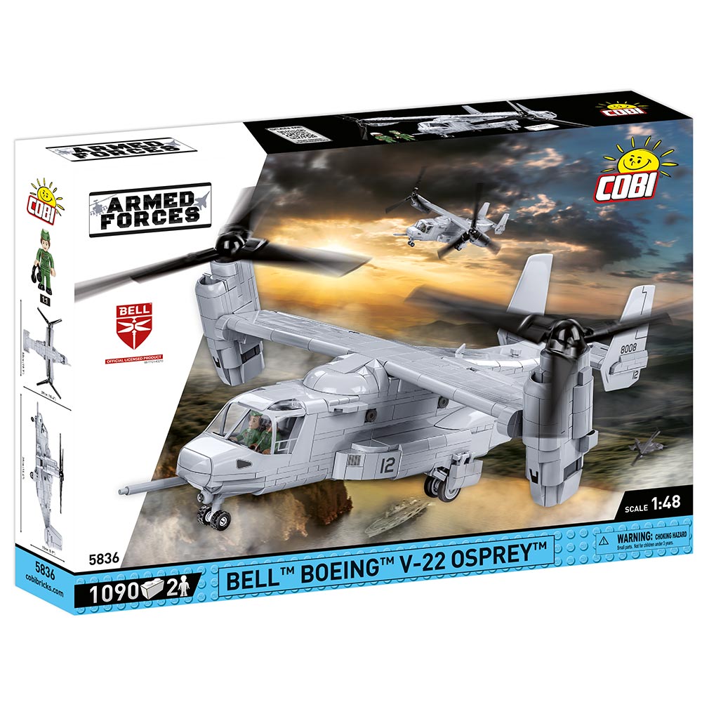 Cobi Armed Forces Bausatz Flugzeug Bell Boeing V-22 Osprey 1090 Teile 5836 Bild 2