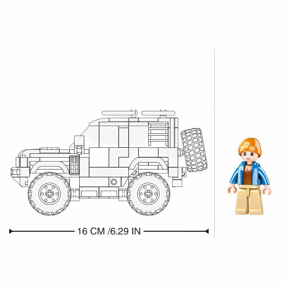 Sluban Bauset English SUV Attacker 328 Teile M38-B1015 Bild 3