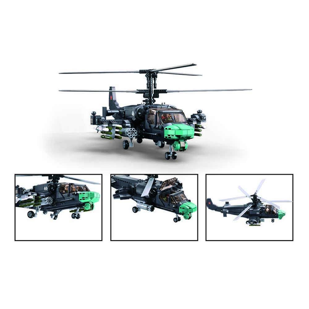 Sluban Bauset KA-52S Gunship 913 Teile M38-B1138 Bild 2