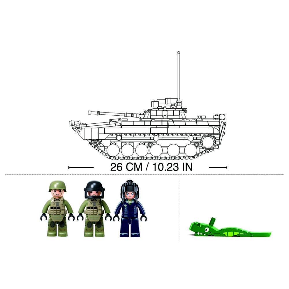 Sluban Bauset Infantery Fighting Vehicle 738 Teile M38-B1136 Bild 3
