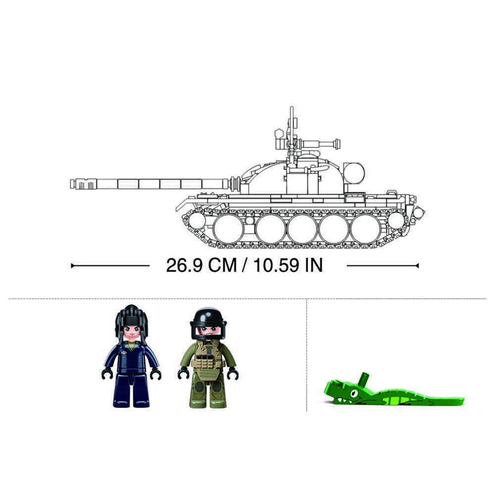 Sluban Bauset MBT Tank 604 Teile M38-B1135 Bild 3