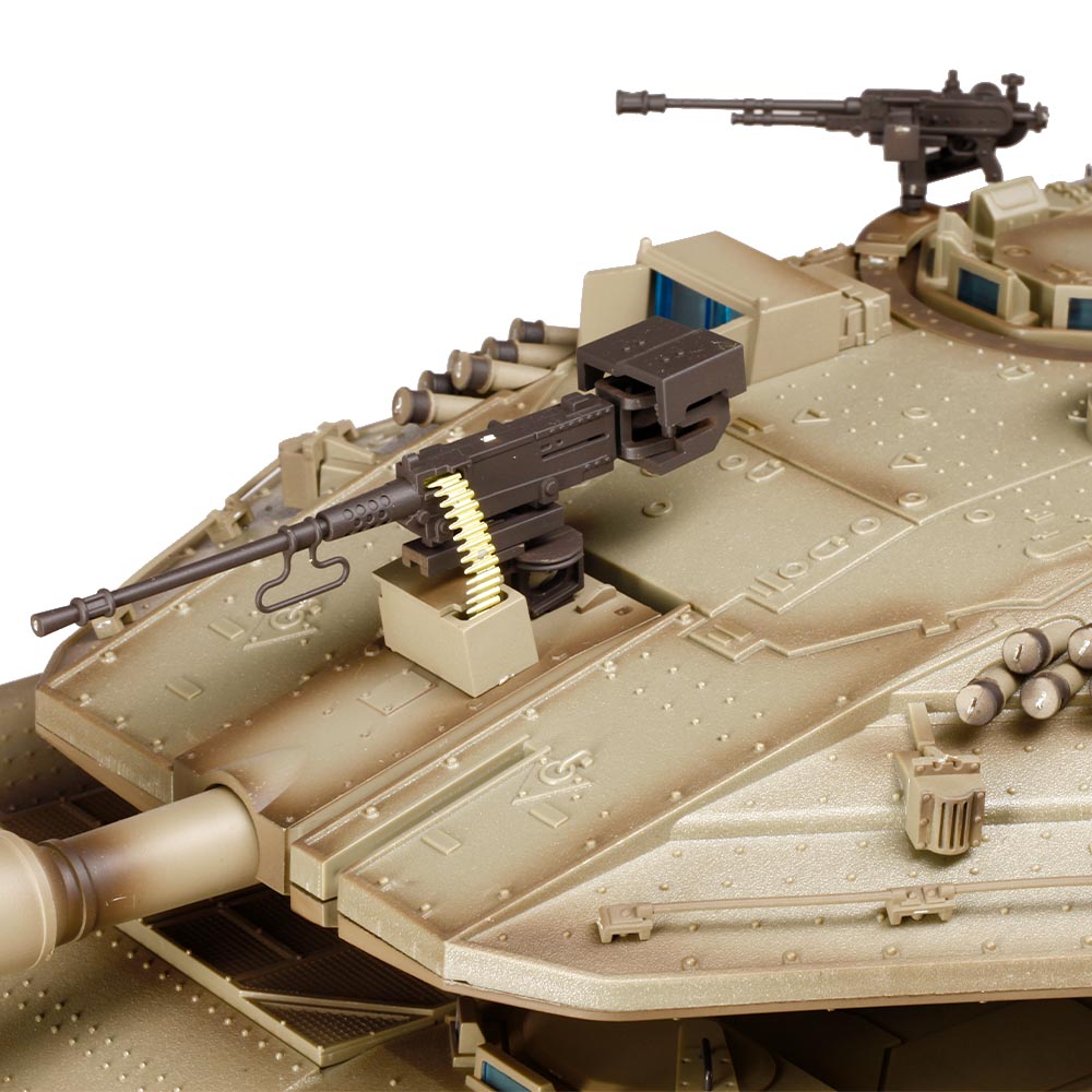 Heng-Long RC Panzer Merkava MK IV sand 1:16 schussfhig, Infrarot-Gefechtssystem, Rauch & Sound, Metallgetriebe, Metallkette Bild 7