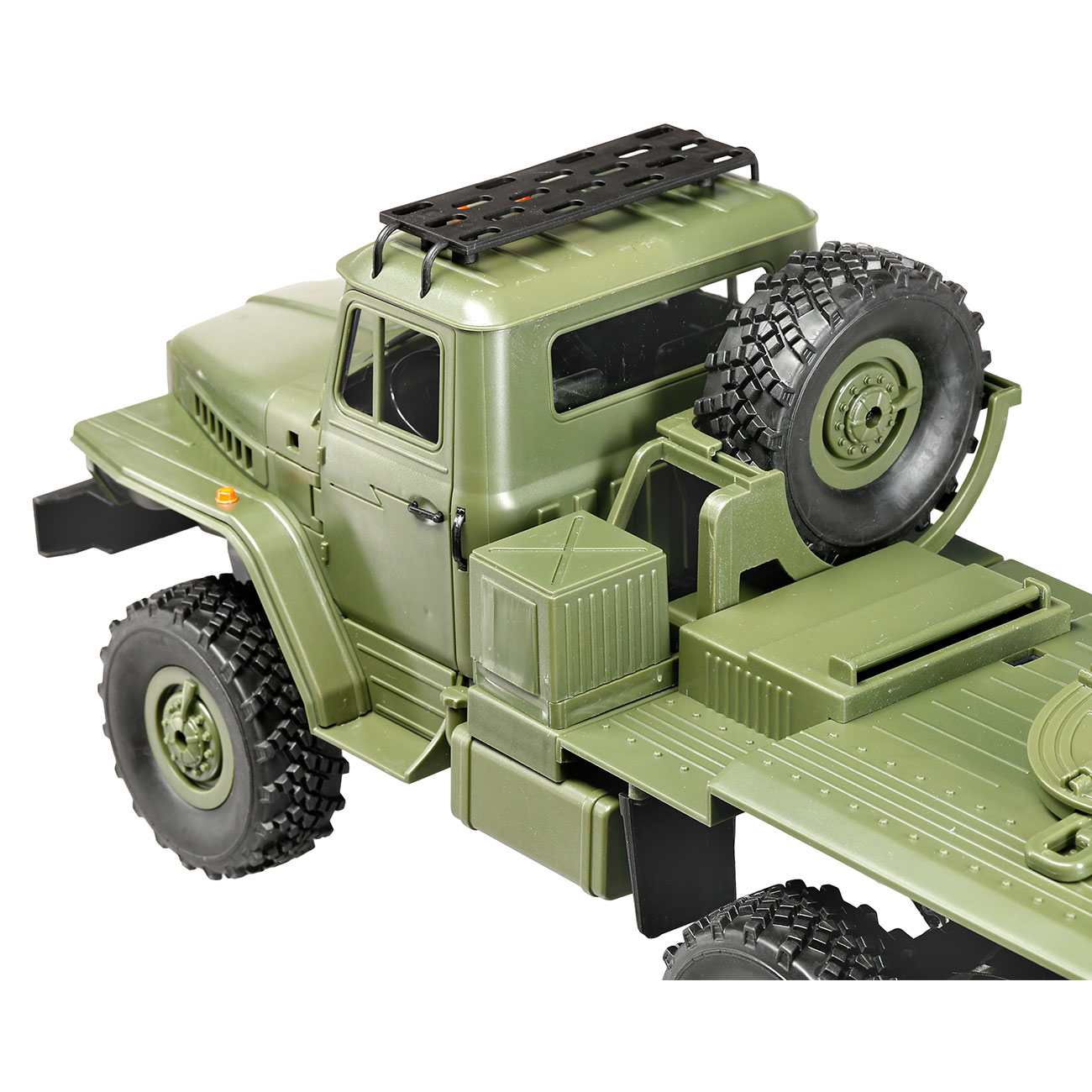 RC Militr LKW Ural B36 6WD mit Tieflader 1:16 RTR grn inkl. 2,4 GHz Fernsteuerung & LED-Beleuchtung Bild 10