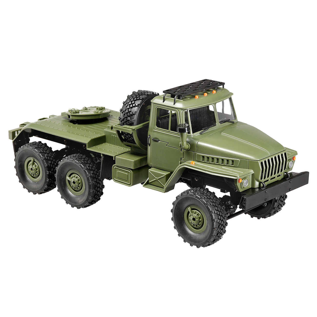 RC Militr LKW Ural B36 6WD mit Tieflader 1:16 RTR grn inkl. 2,4 GHz Fernsteuerung & LED-Beleuchtung Bild 5