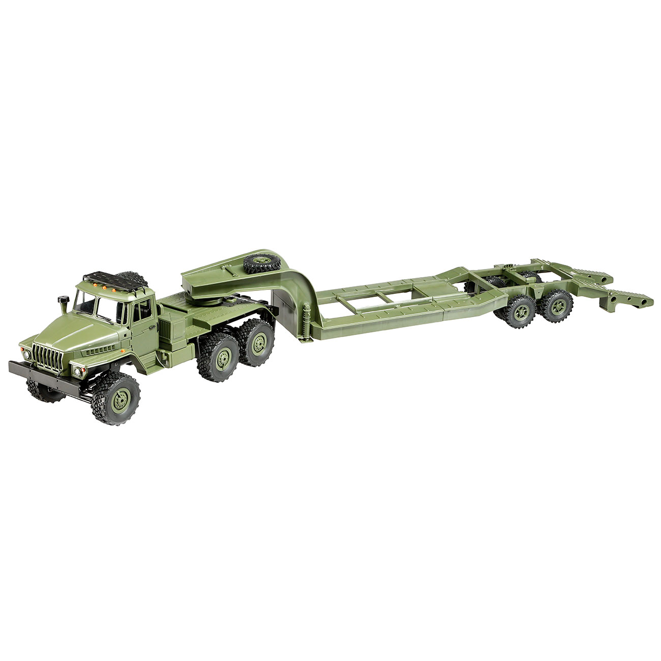 RC Militr LKW Ural B36 6WD mit Tieflader 1:16 RTR grn inkl. 2,4 GHz Fernsteuerung & LED-Beleuchtung Bild 6