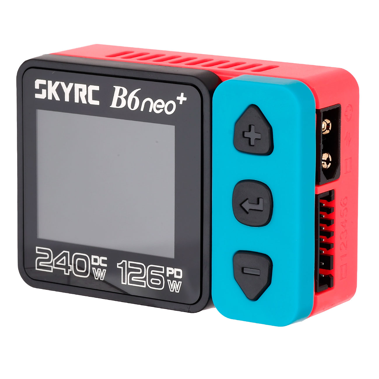 SKYRC B6neo+ Smart Charger Ladegert f. LiPo / NiMH / Pb 10A 200W 12V rot / blau SK100211-01