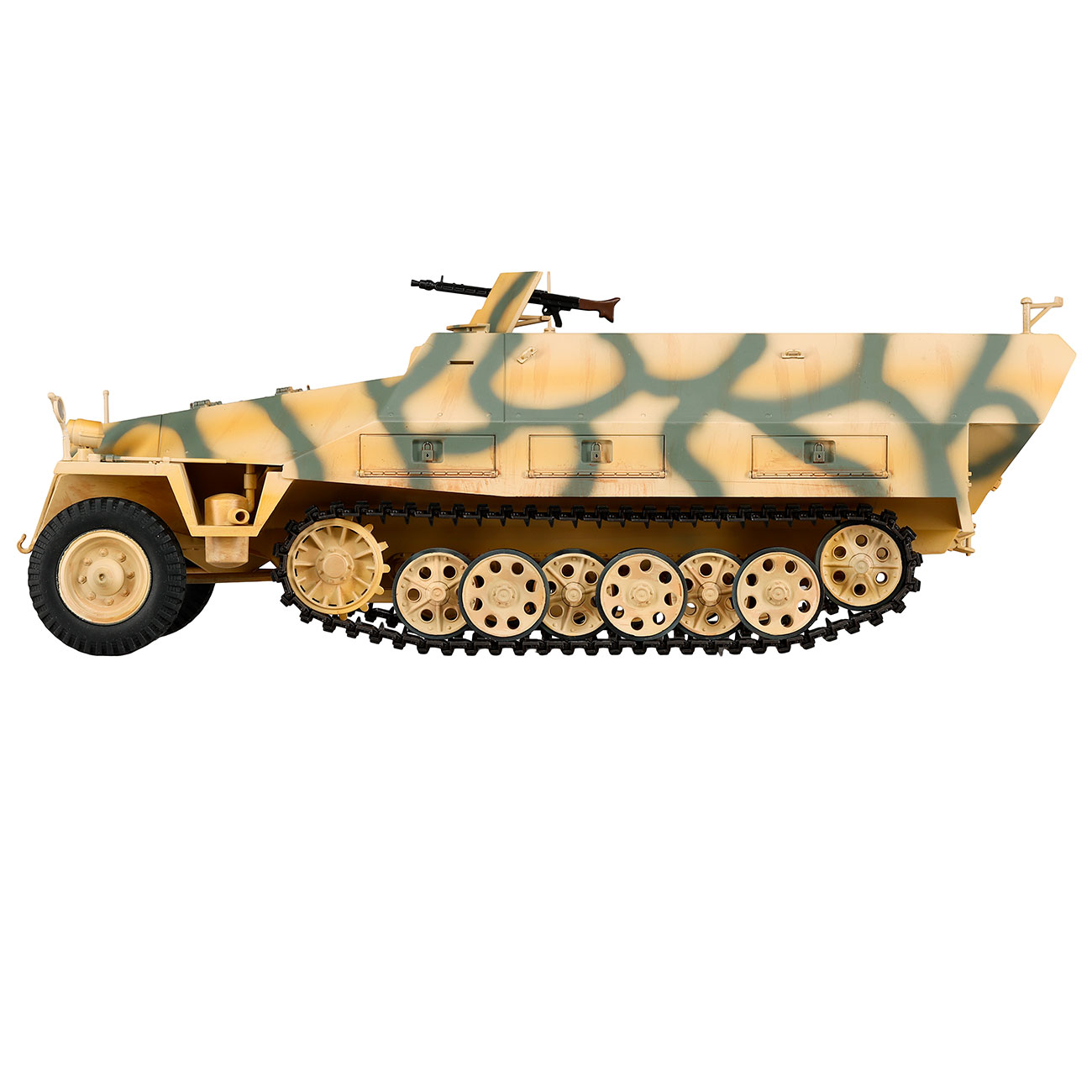 Torro RC 1:16 Sd. Kfz. 251/1 Ausf. D Halbkettenfahrzeug RTR Set mit Akku, Licht und Sound tarnfarben Bild 1