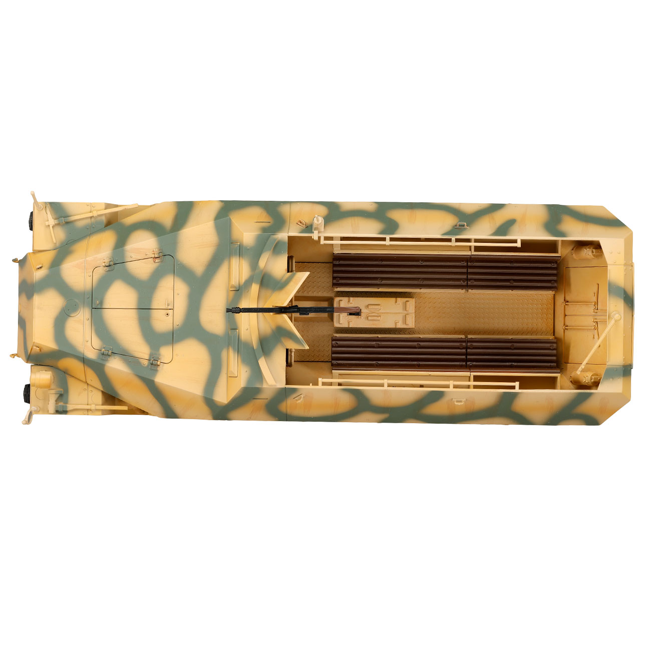 Torro RC 1:16 Sd. Kfz. 251/1 Ausf. D Halbkettenfahrzeug RTR Set mit Akku, Licht und Sound tarnfarben Bild 10