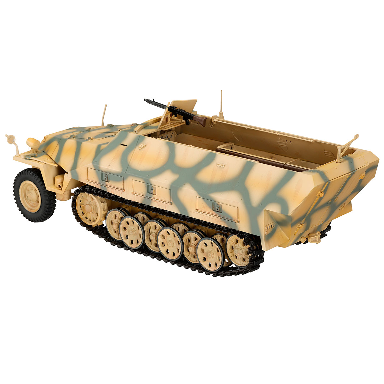 Torro RC 1:16 Sd. Kfz. 251/1 Ausf. D Halbkettenfahrzeug RTR Set mit Akku, Licht und Sound tarnfarben Bild 2