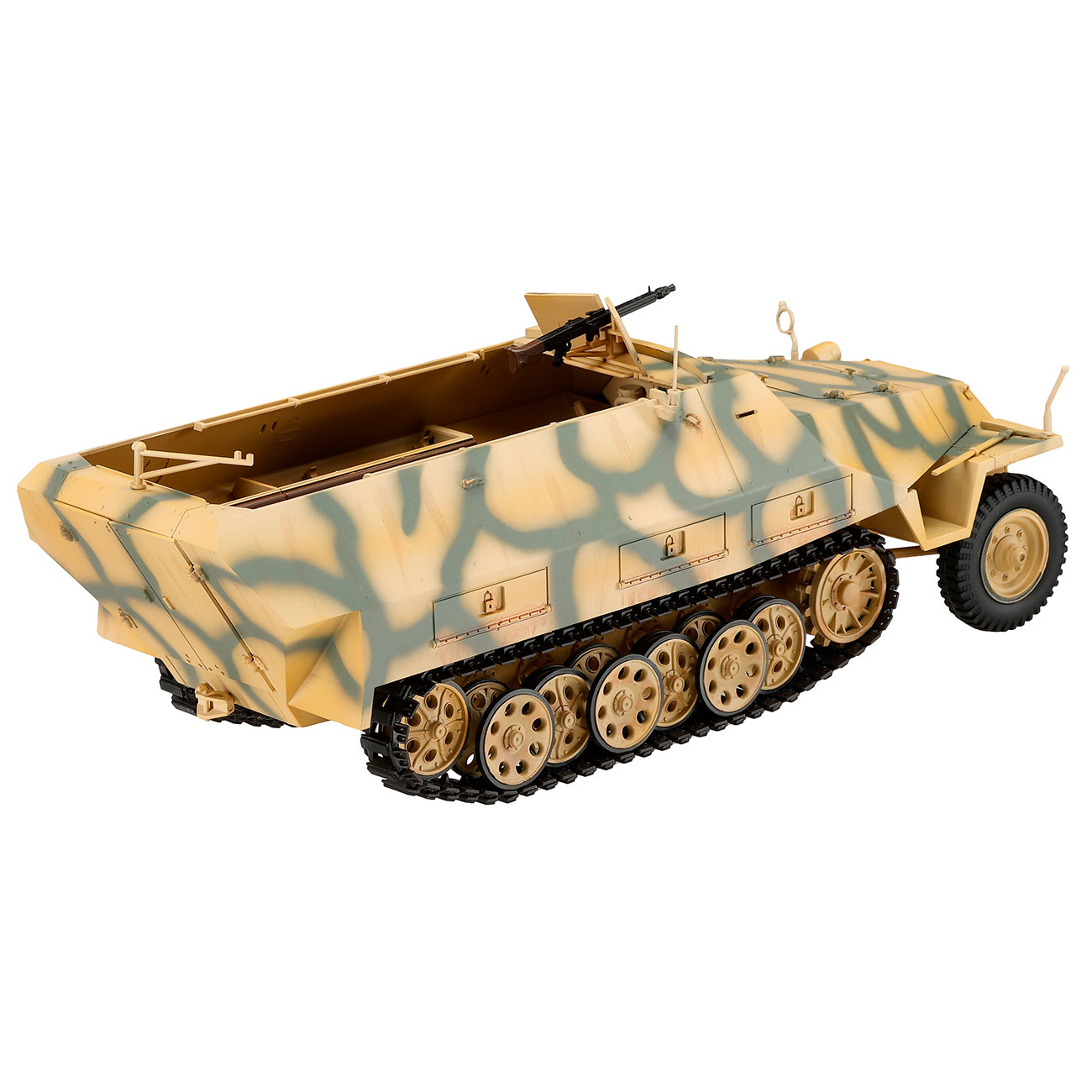 Torro RC 1:16 Sd. Kfz. 251/1 Ausf. D Halbkettenfahrzeug RTR Set mit Akku, Licht und Sound tarnfarben Bild 3