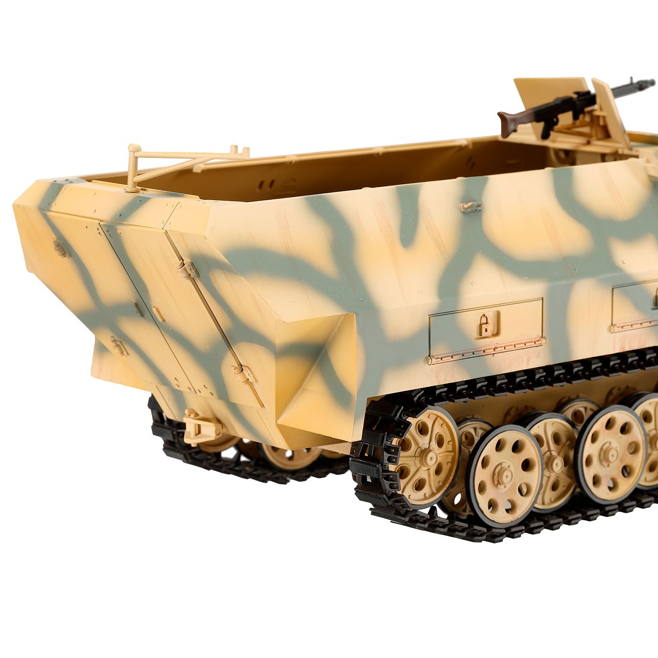 Torro RC 1:16 Sd. Kfz. 251/1 Ausf. D Halbkettenfahrzeug RTR Set mit Akku, Licht und Sound tarnfarben Bild 7