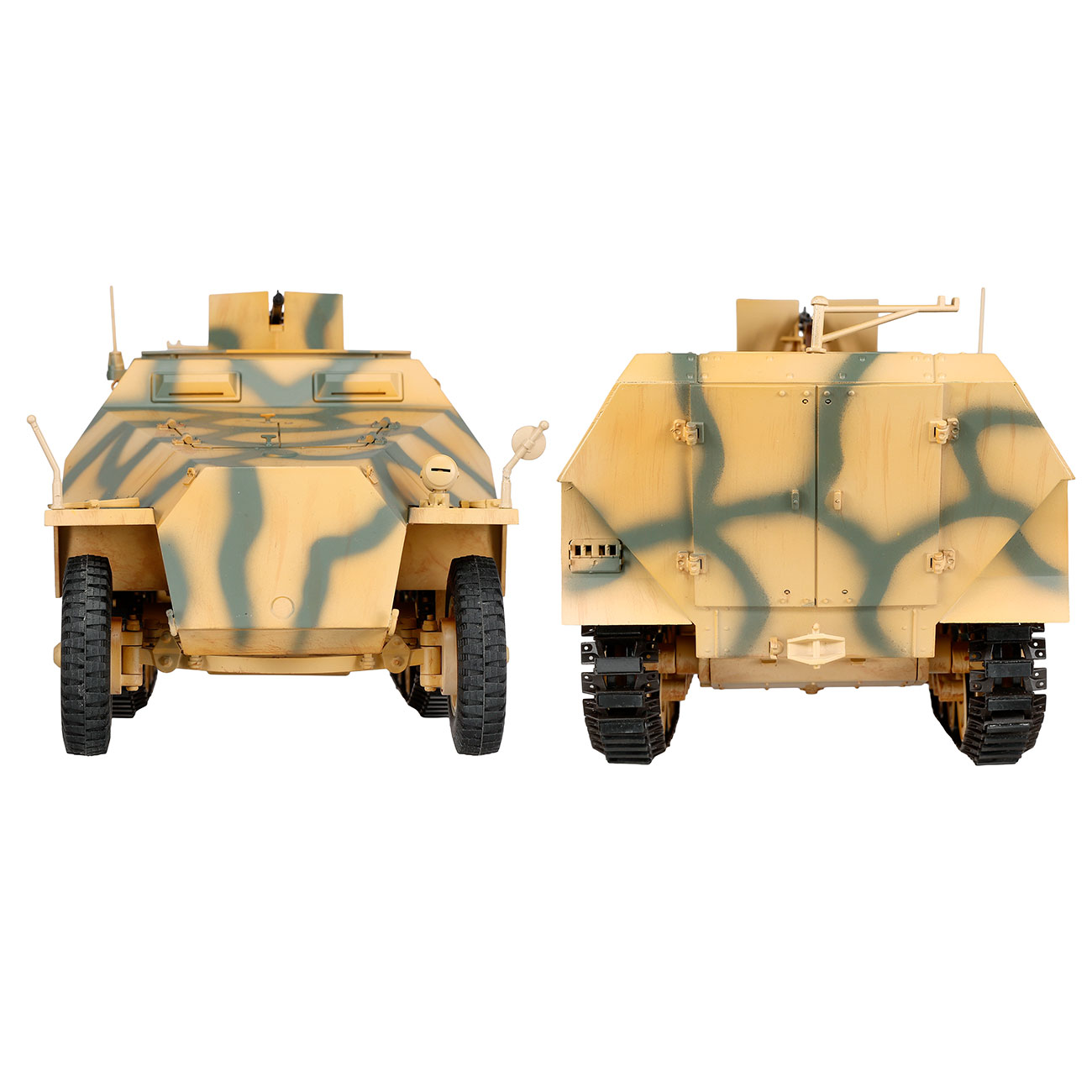 Torro RC 1:16 Sd. Kfz. 251/1 Ausf. D Halbkettenfahrzeug RTR Set mit Akku, Licht und Sound tarnfarben Bild 8