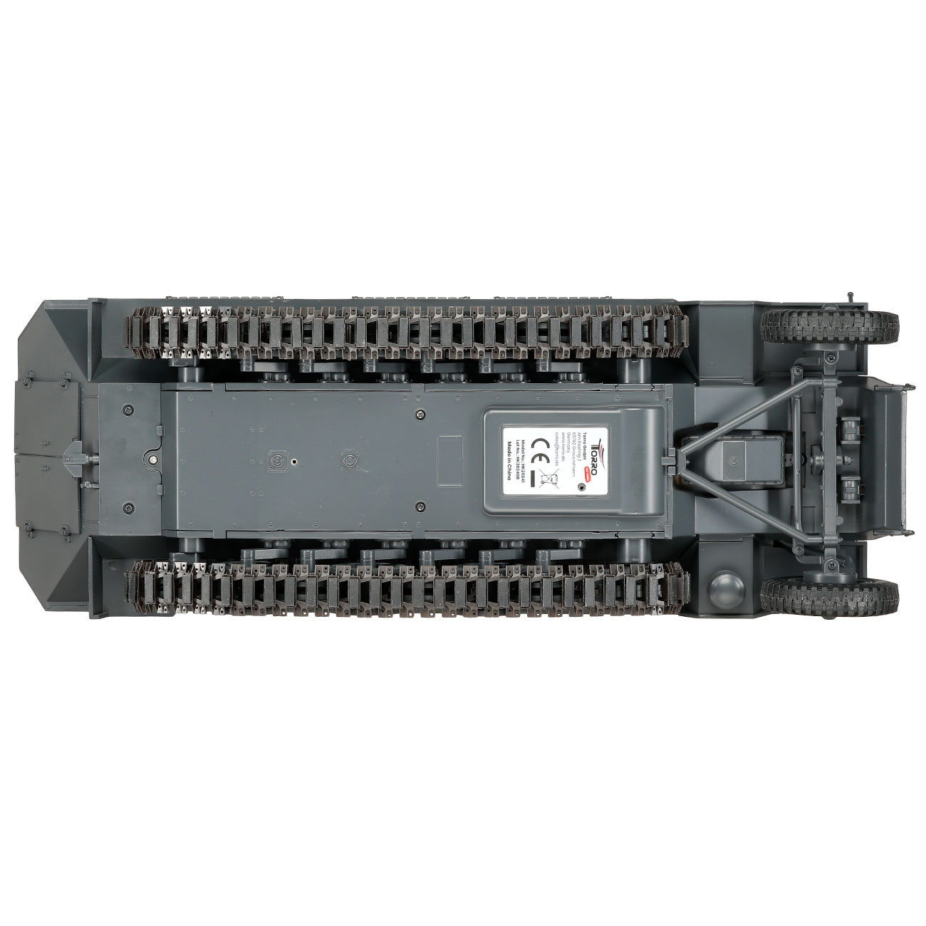 Torro RC 1:16 Sd. Kfz. 251/1 Ausf. D Halbkettenfahrzeug RTR Set mit Akku, Licht und Sound grau Bild 11