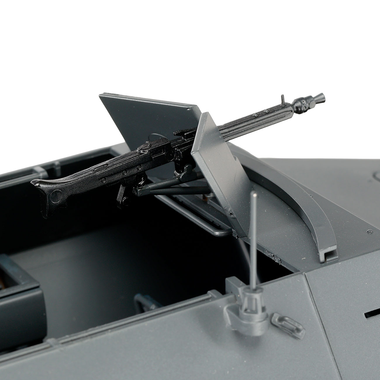 Torro RC 1:16 Sd. Kfz. 251/1 Ausf. D Halbkettenfahrzeug RTR Set mit Akku, Licht und Sound grau Bild 6