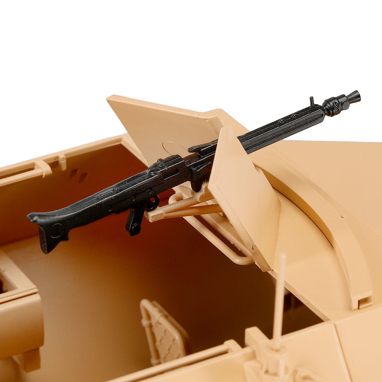 Torro RC 1:16 Sd. Kfz. 251/1 Ausf. D Halbkettenfahrzeug RTR Set mit Akku, Licht und Sound sandfarben Bild 6