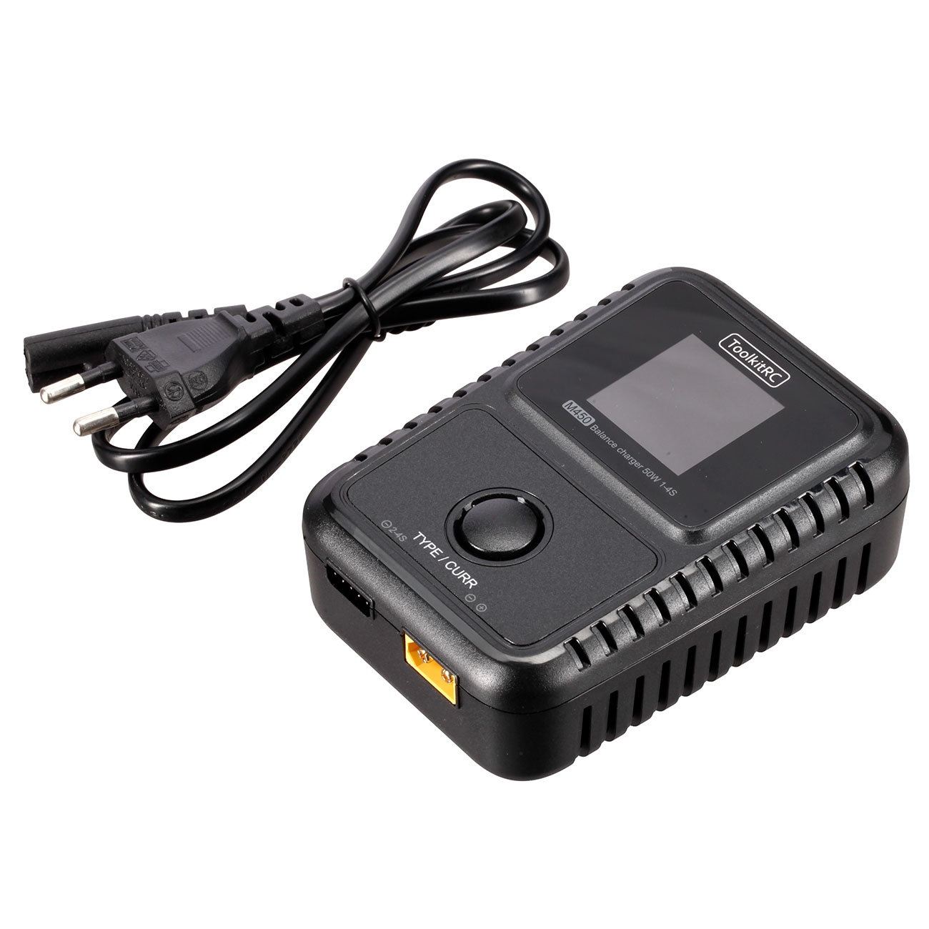 ToolkitRC M450 AC Charger Ladegert f. LiPo / LiFe / LiHV 2-4 1-5A 50W 230V TK13300