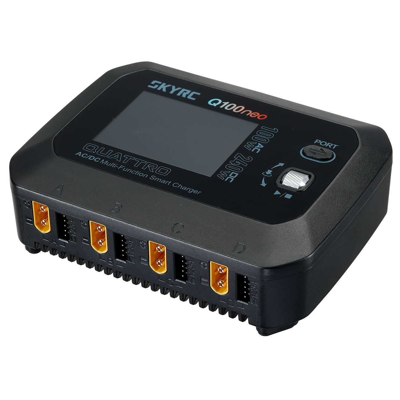 SKYRC Q100 Neo 4-fach Multi-Charger Ladeger�t f. LiPo / LiFe / NiMH / Pb 6A 100W / 240W 12V / 230V SK100223-01 Bild 1
