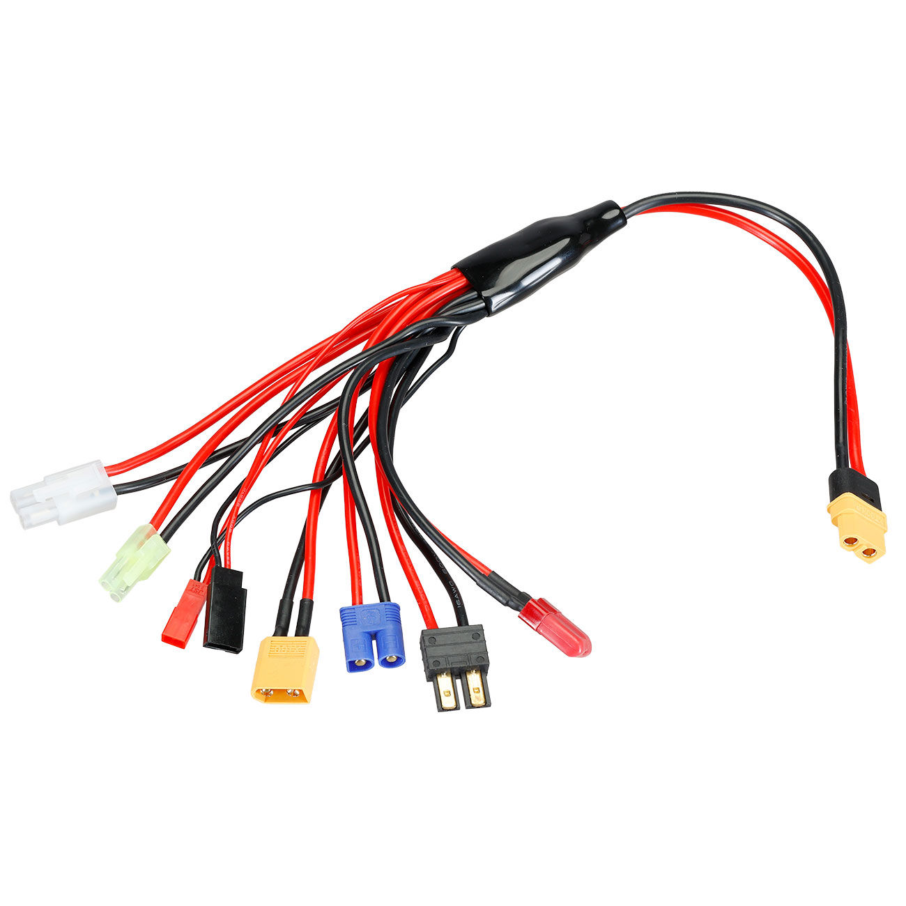 ToolkitRC 8-in-1 Akku Adapterkabel / Ladekabel XT60 Stecker auf Mini-Tam / Tam / T-Stecker / XT60 / EC3 / TRX / Futaba / BEC