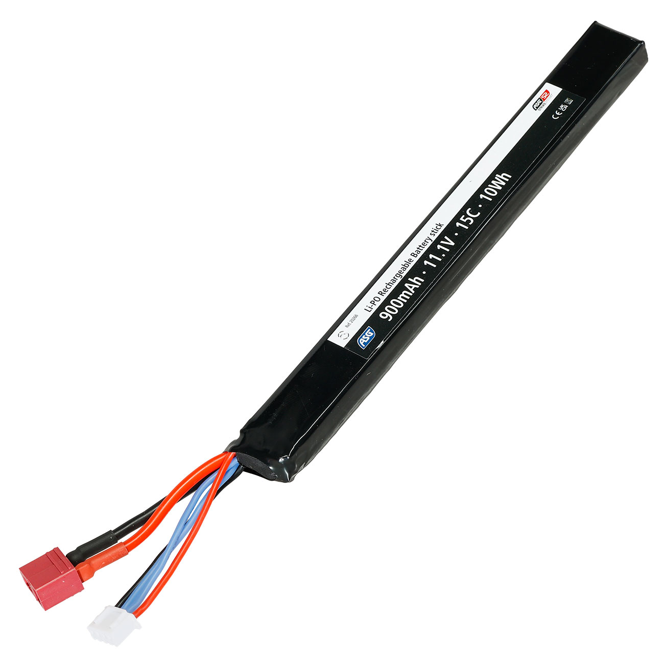 ASG LiPo Akku 11,1V 900mAh 15C Stick-Type mit T-Stecker Anschluss