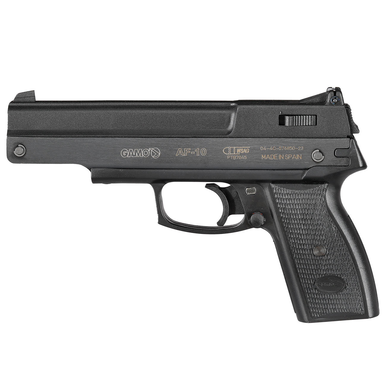 Gamo AF-10 Pump-Luftpistole 4,5mm Diabolo/BB schwarz