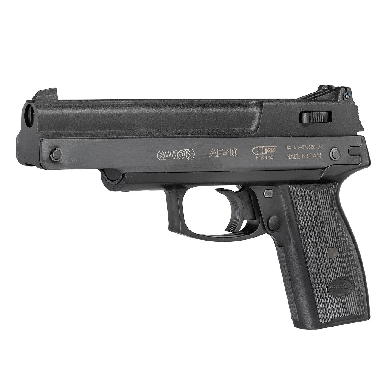 Gamo AF-10 Pump-Luftpistole 4,5mm Diabolo/BB schwarz Bild 1