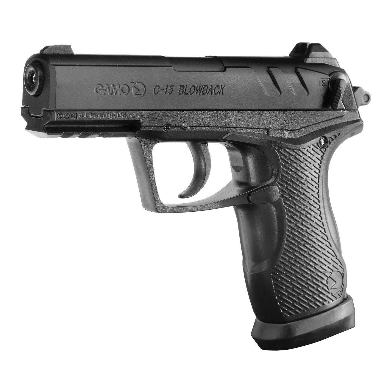 Gamo C 15 Co2 Luftpistole Kal 4 5mm Diabolo Stahl Bb Gezogener Lauf Kotte Zeller