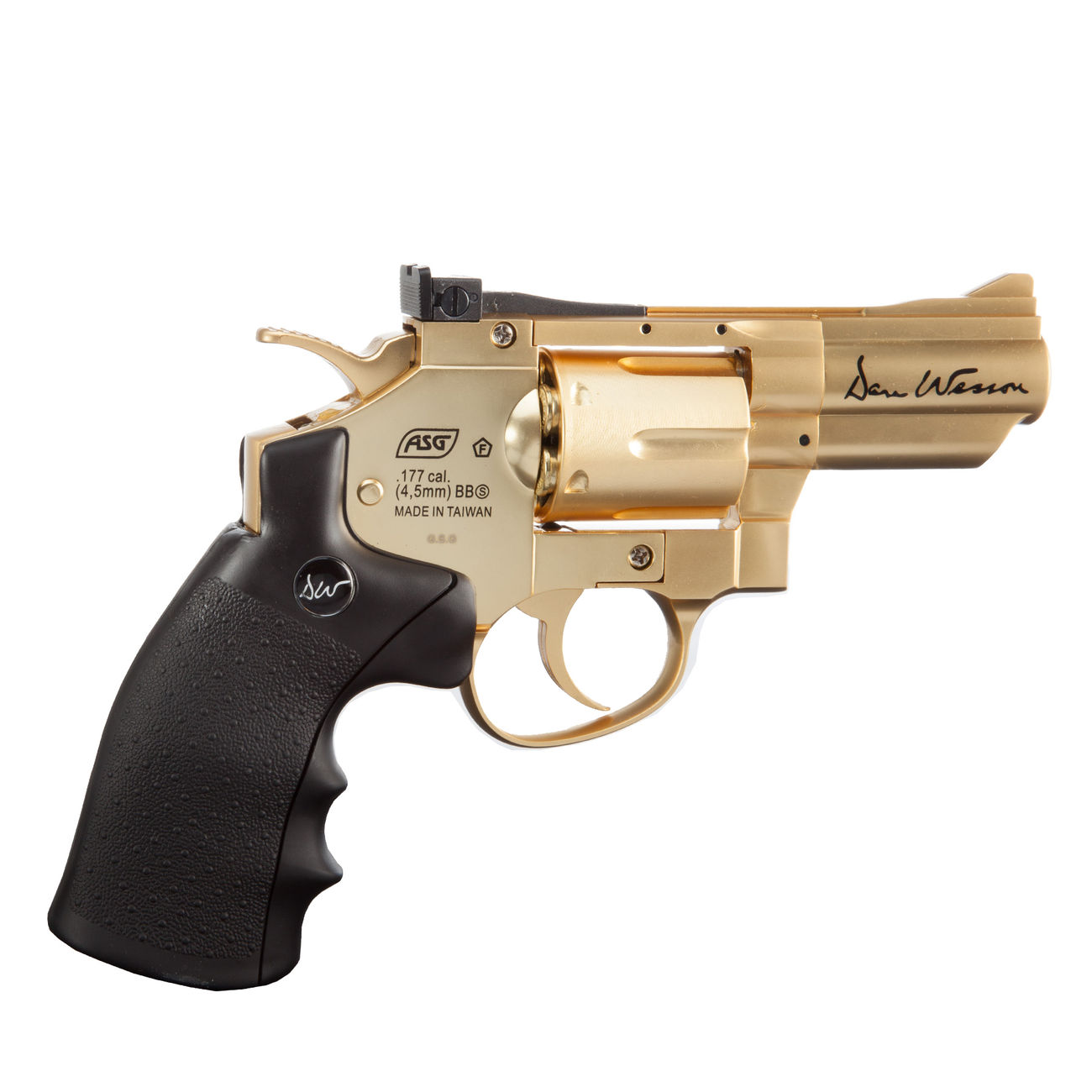 ASG Dan Wesson 2,5 Zoll 4,5mm BB CO2 Revolver gold Bild 2