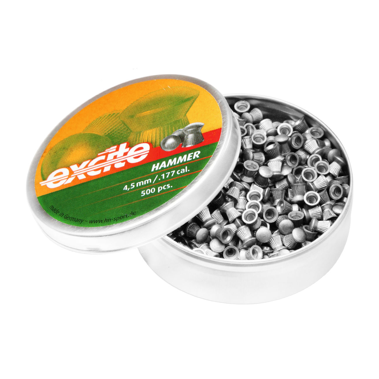 Hatsun Excite Hammer Domed/Round Nose Pellets .177 cal 500/ct
