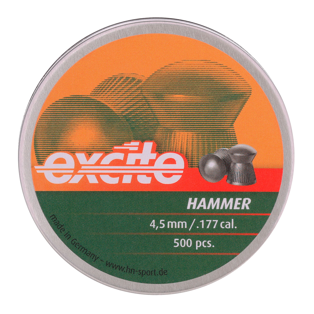 H&N Rundkopf-Diabolos Excite Hammer 4,5mm 500 Stck Bild 3