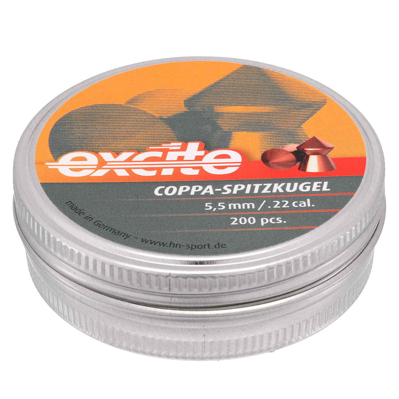 H&N Spitzkopf-Diabolos Excite Coppa-Spitzkugel 5,5mm 200 Stck Bild 1