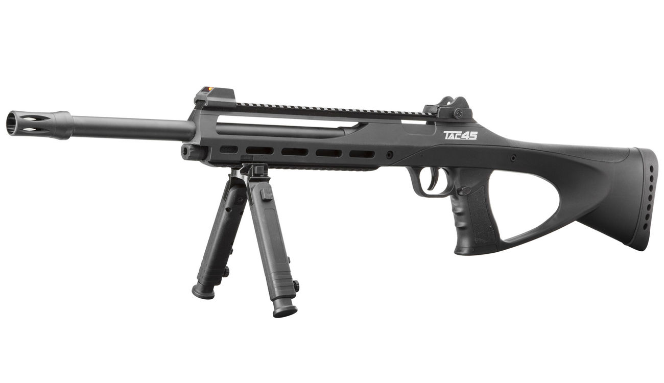 ASG CO2 Luftgewehr TAC 4.5 mit Zweibein Kal. 4,5mm BB schwarz Bild 1
