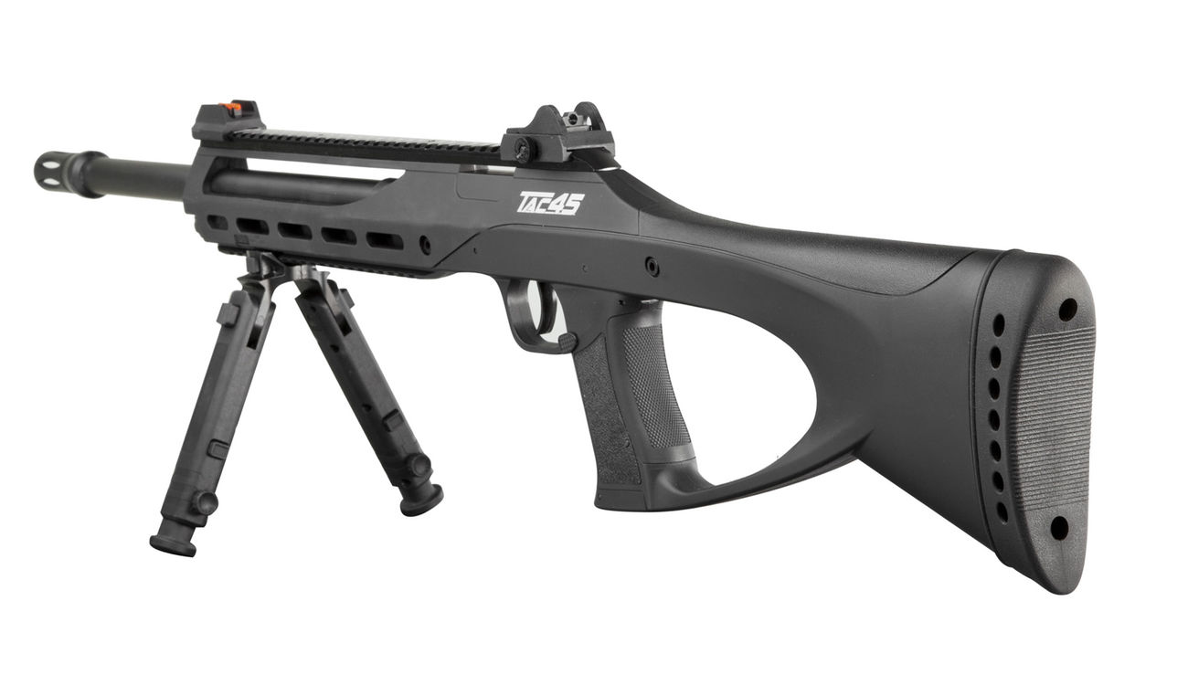 ASG CO2 Luftgewehr TAC 4.5 mit Zweibein Kal. 4,5mm BB schwarz Bild 1