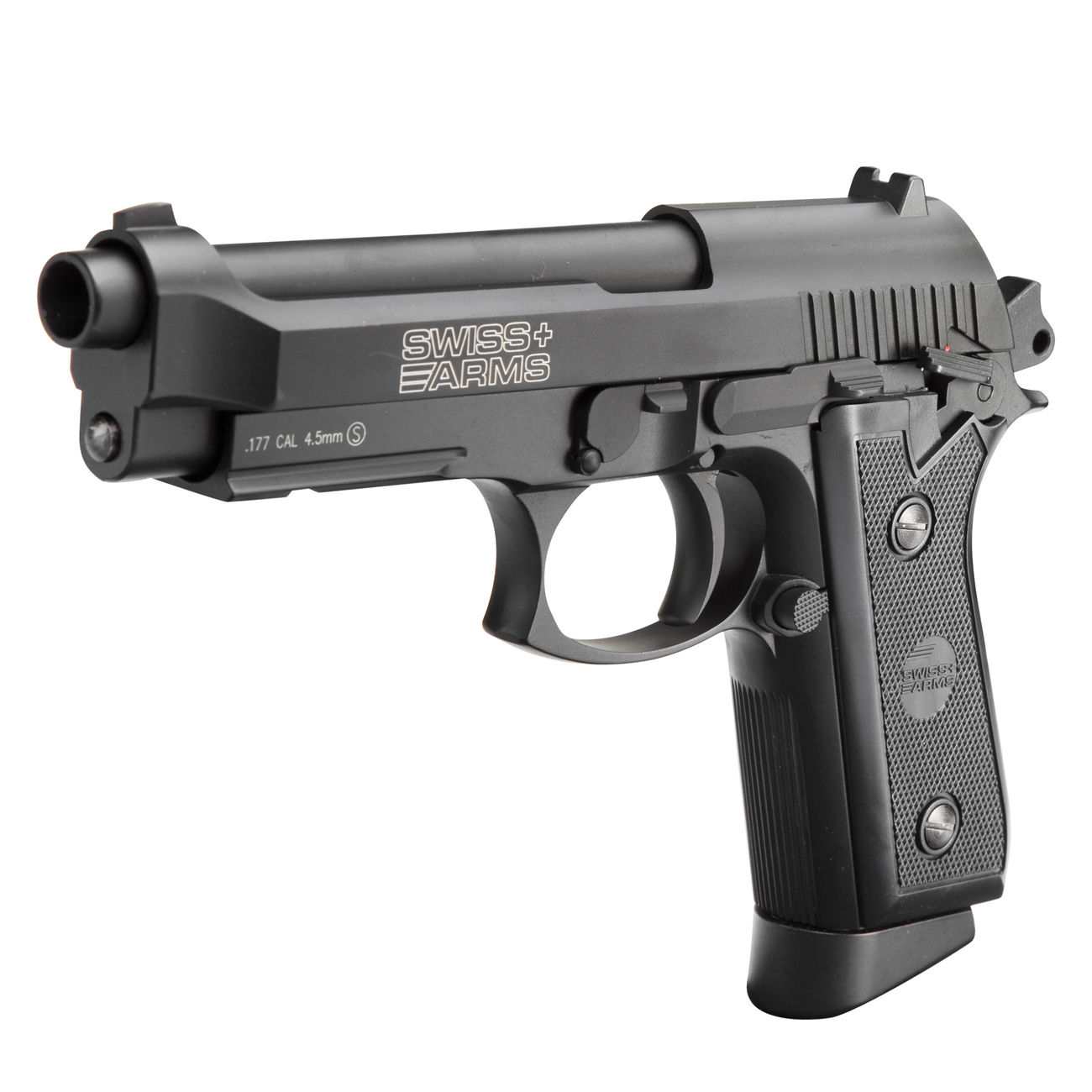 Swiss Arms P92 CO2 Luftpistole 4,5mm BB Blowback schwarz Bild 1