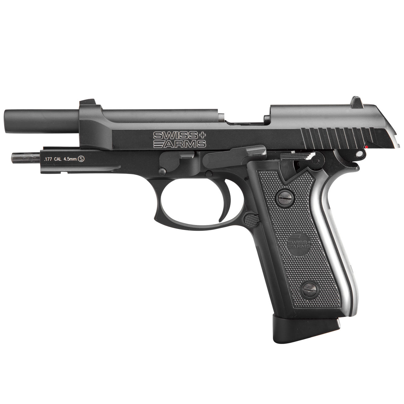Swiss Arms P92 CO2 Luftpistole 4,5mm BB Blowback schwarz Bild 2