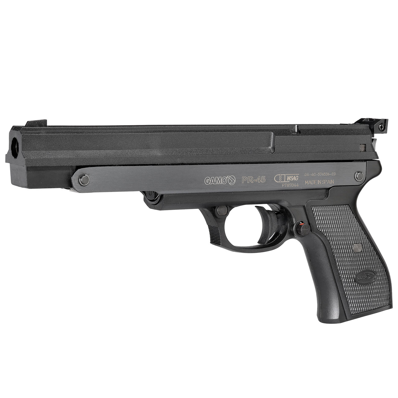 Gamo PR-45 Pump Luftpistole 4,5mm Diabolo schwarz inkl. 250 Diabolos und Waffenkoffer Bild 1