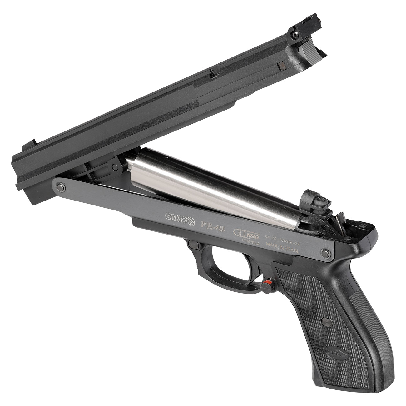 Gamo PR-45 Pump Luftpistole 4,5mm Diabolo schwarz inkl. 250 Diabolos und Waffenkoffer Bild 3