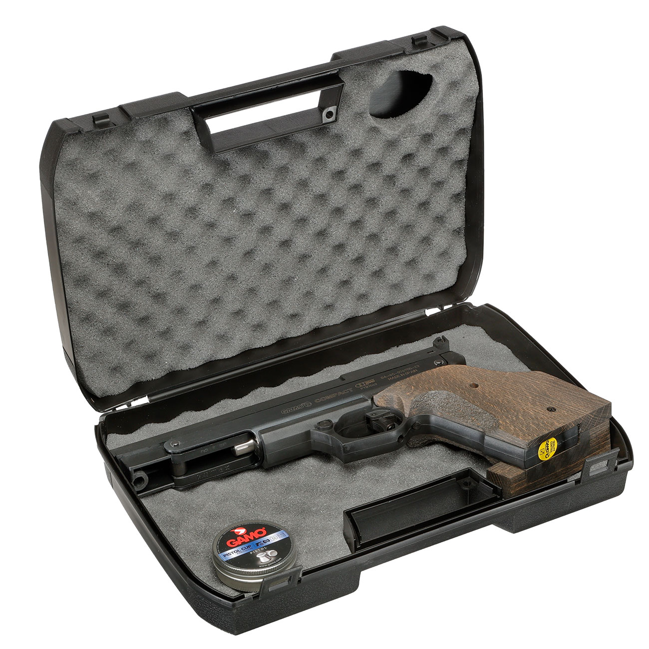 Gamo PR-45 Pump Luftpistole 4,5mm Diabolo schwarz inkl. 250 Diabolos und Waffenkoffer Bild 4