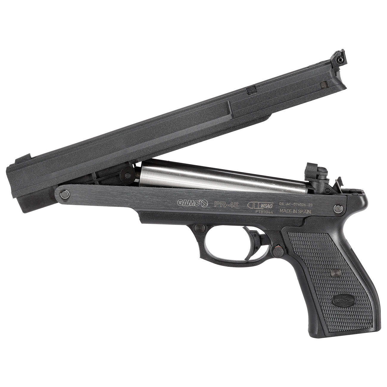 Gamo PR-45 Pump Luftpistole 4,5mm Diabolo schwarz inkl. 250 Diabolos und Waffenkoffer Bild 9