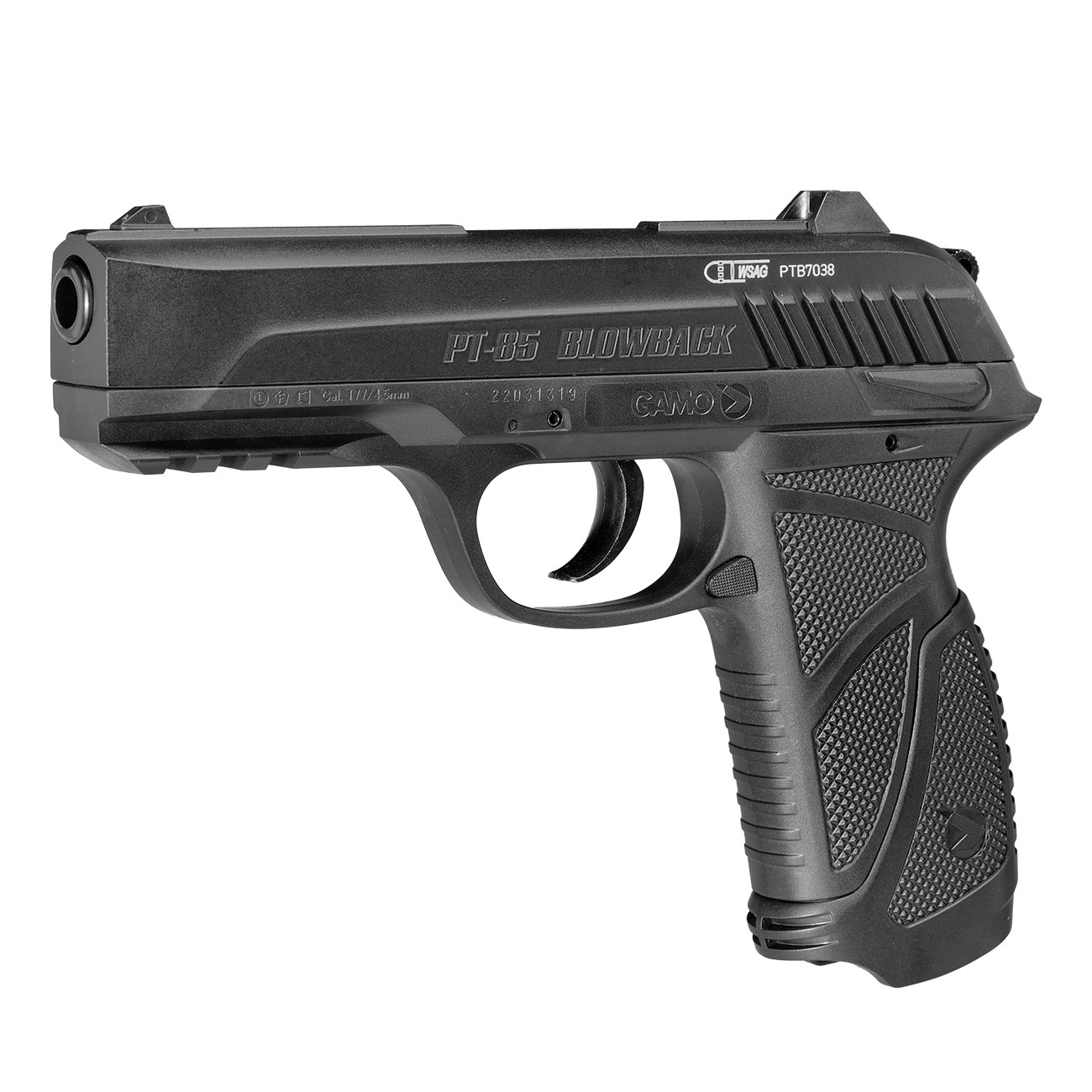 Gamo PT-85 CO2 Luftpistole Kal. 4,5mm Diabolo Blowback schwarz Bild 1