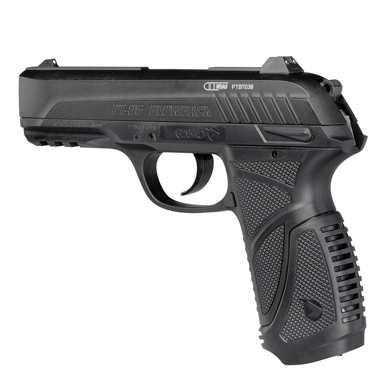 Gamo PT-85 CO2 Luftpistole Kal. 4,5mm Diabolo Blowback schwarz Bild 2