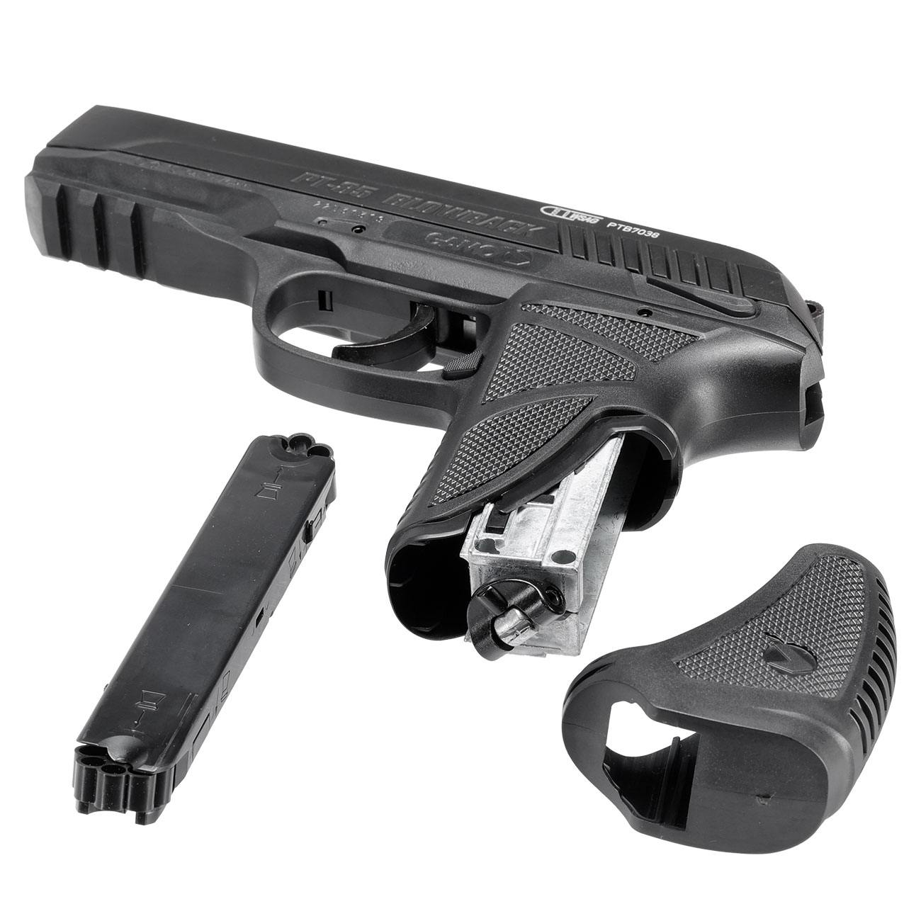 Gamo PT-85 CO2 Luftpistole Kal. 4,5mm Diabolo Blowback schwarz Bild 7