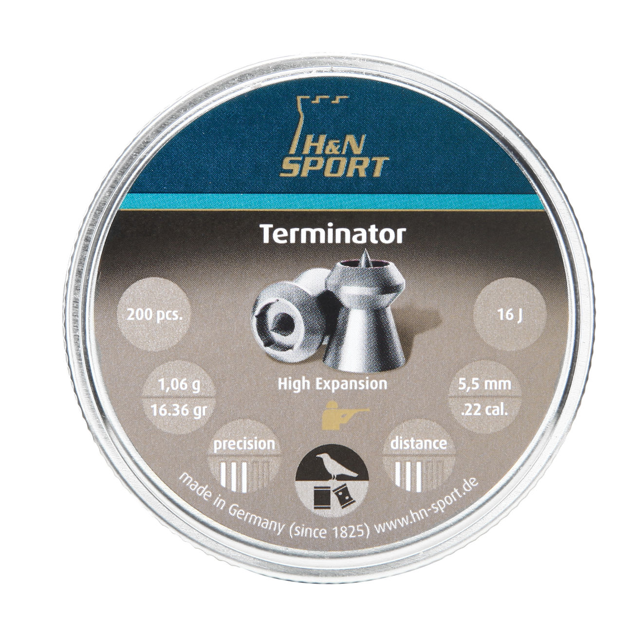 H&N Flachkopf-Diabolos Terminator Kegelspitze 5,5mm 200 Stck Bild 1