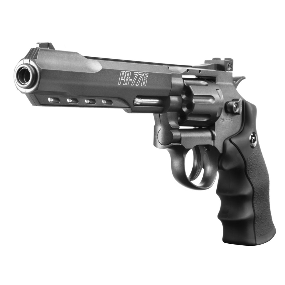 Gamo PR-776 CO2-Revolver Kal. 4,5mm Diabolo inkl. CO2 Kapseln, Diabolos und Pistolentasche Bild 1