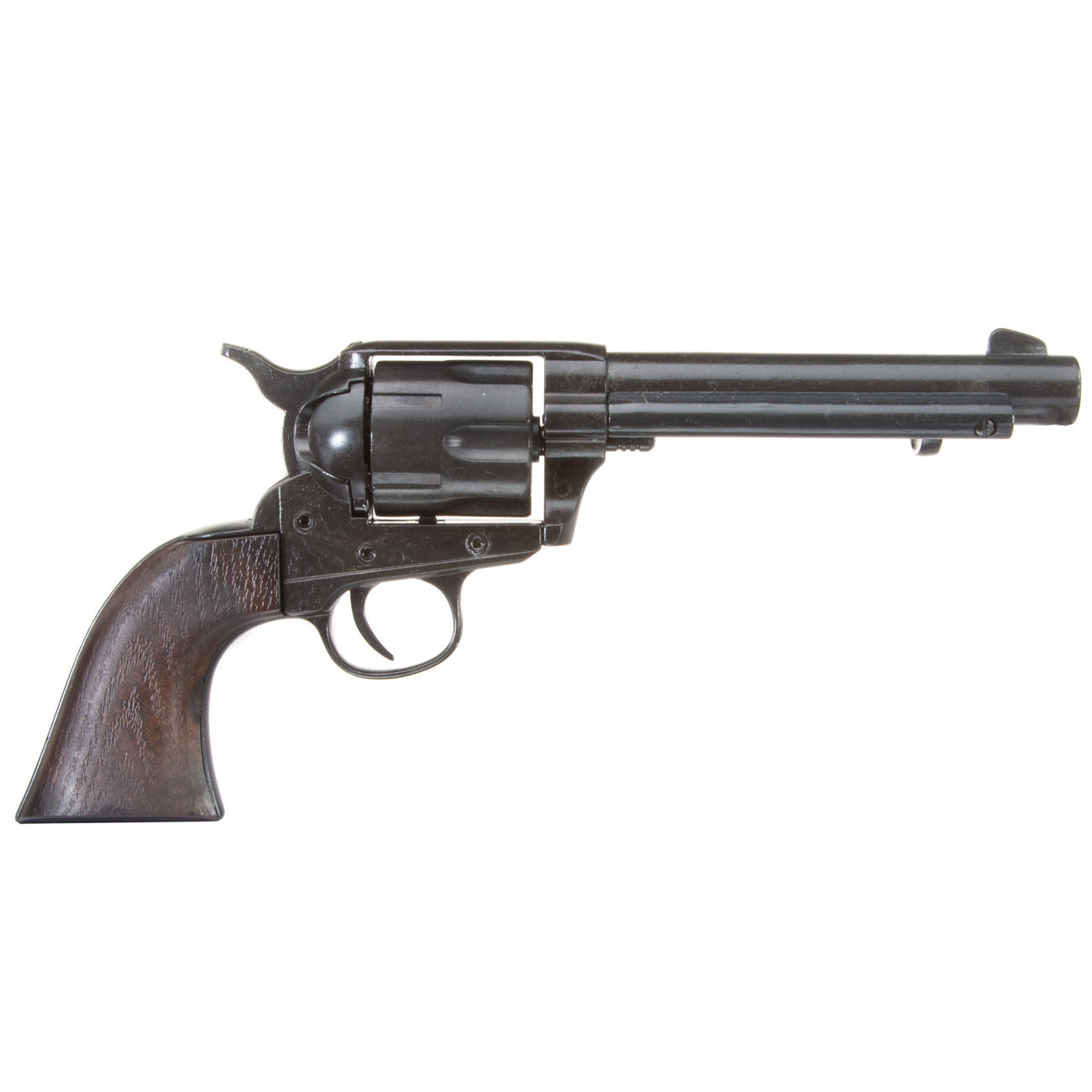 Deko Revolver schwarz/holz inkl. Patronen Bild 1